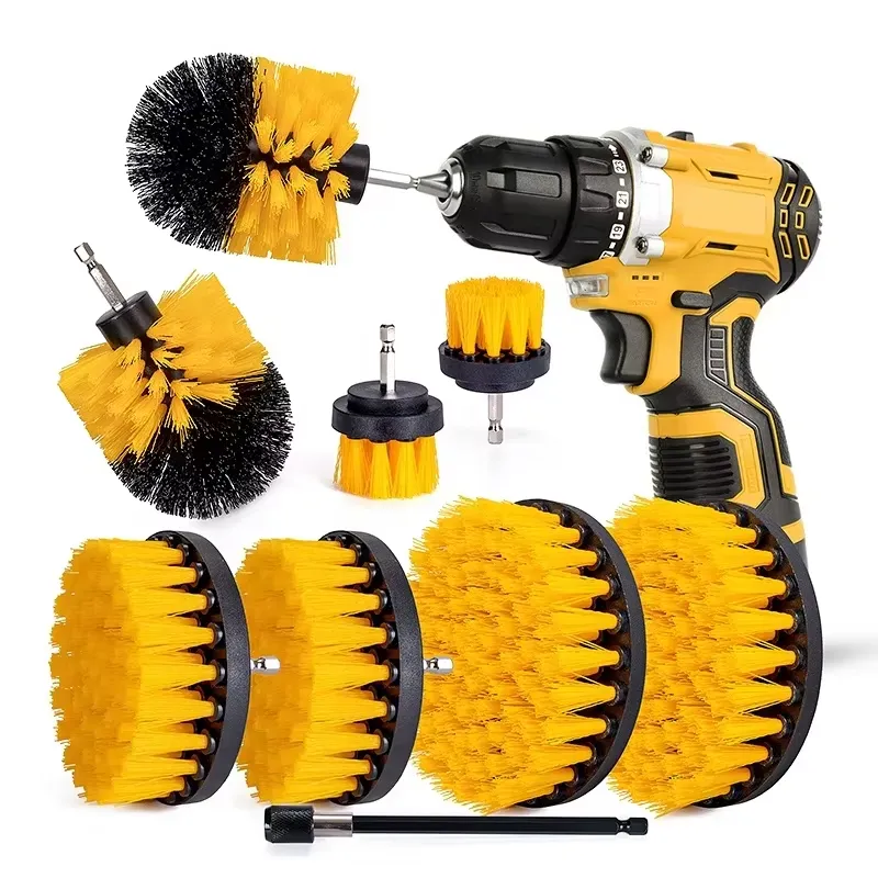 Dirt Brush Interior - 9Pcs Car Wash Kit Cleaning Brush