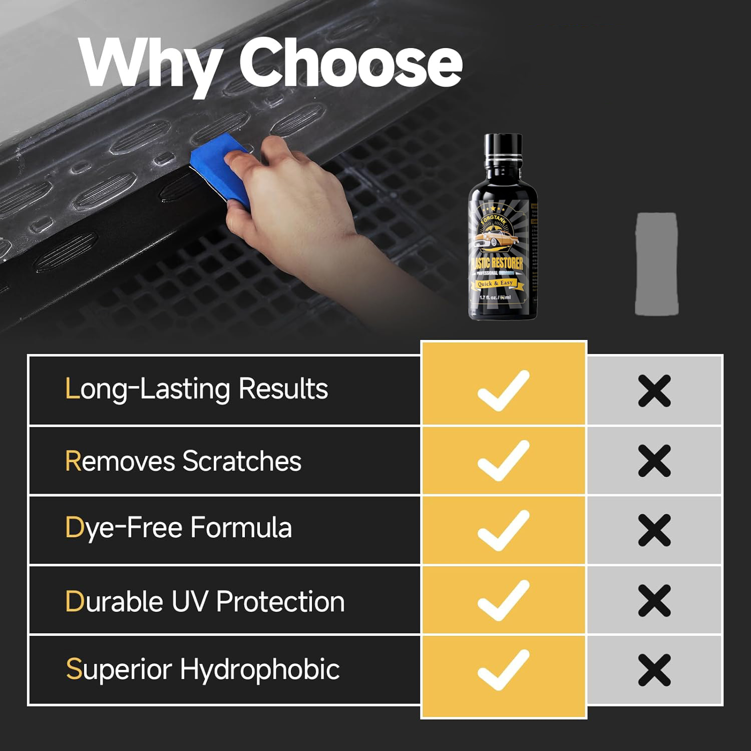 Plastic Restorer Cars Trim Res - Trim Restorer Plastic recension och pris