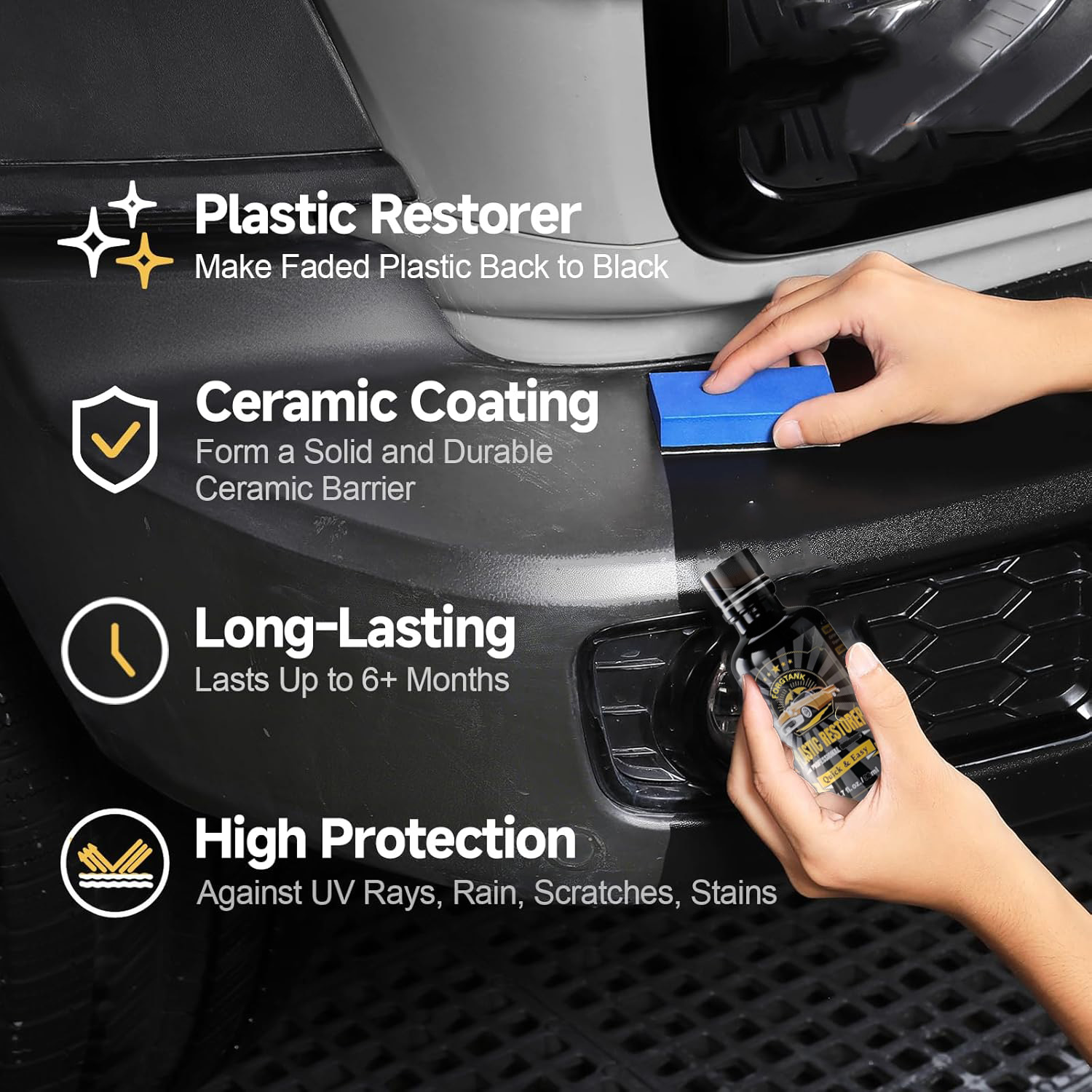 Plastic Restorer Cars Trim Res - Trim Restorer Plastic recension och pris