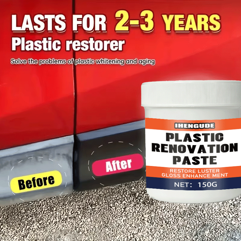 Car Plastic Polish Wax, Plasti - Trim Restorer Plastic recension och pris