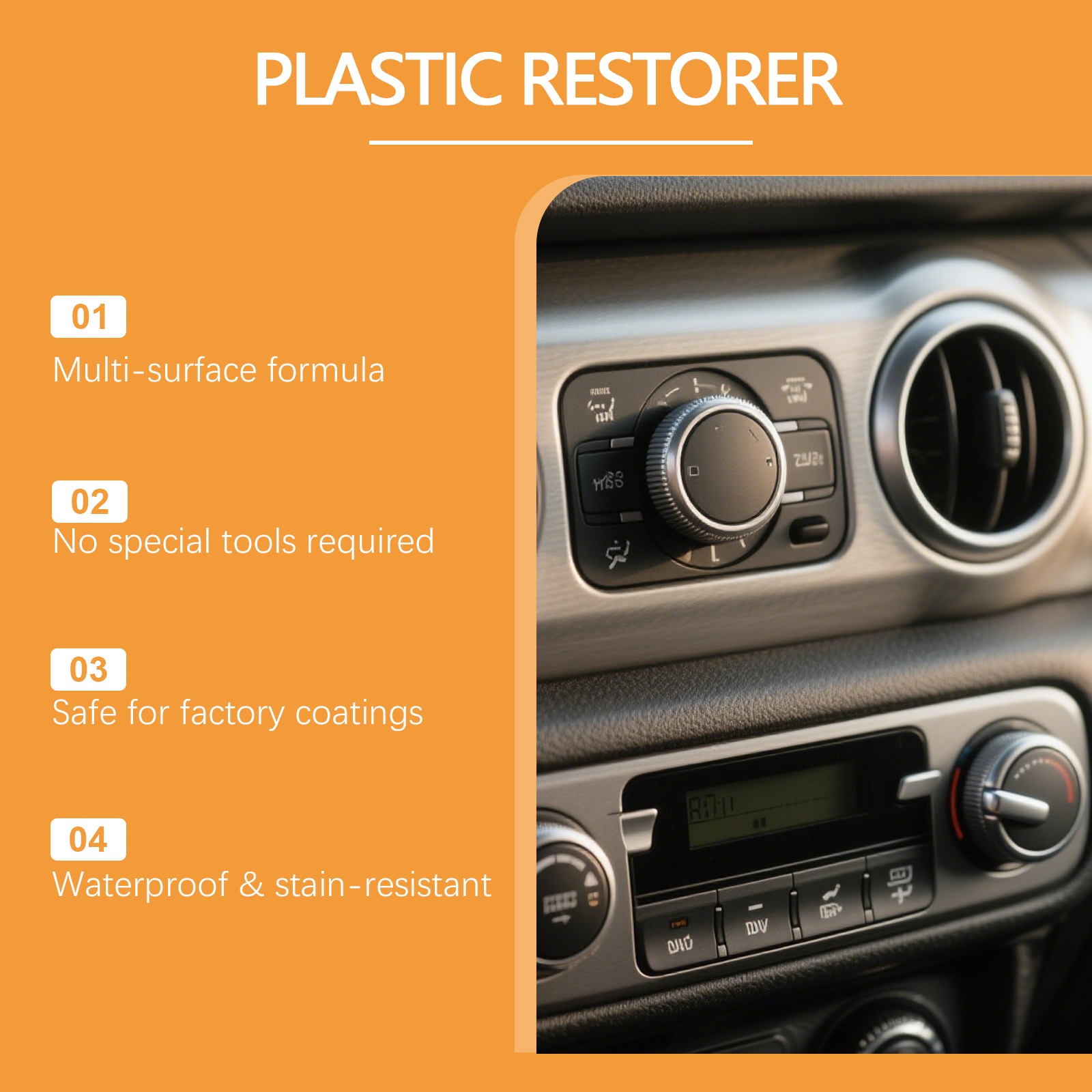 Automotive Plastic Restorer Pa - Trim Restorer Plastic recension och pris