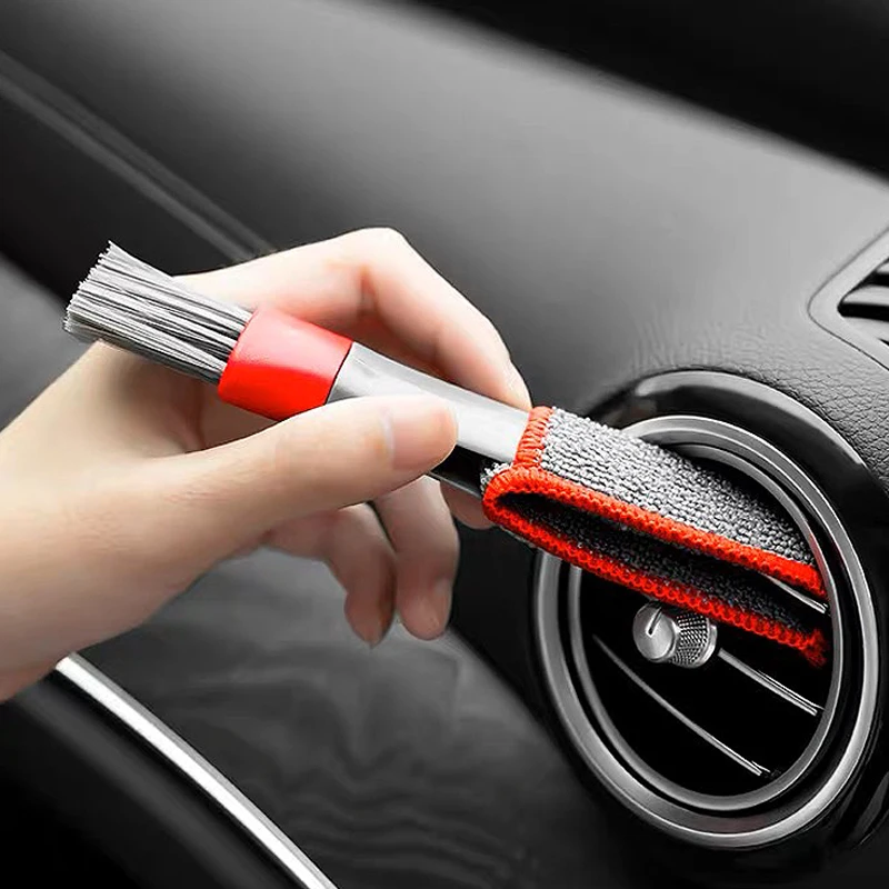 Car Air Vent Double Head Brush - Interior Detailing Kit recension och pris