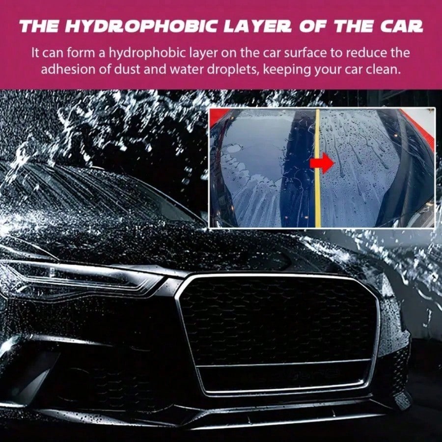 500ml Pink Foam Car Wash Soap, - Car Wax Ceramic Coating recension och pris