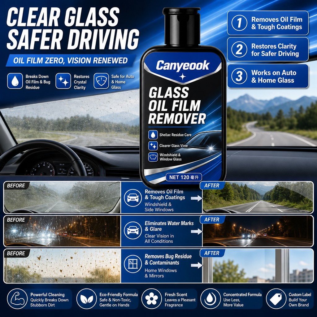CANYEOOK Glass Cleaner 120ml R - Glass Cleaner Streak recension och pris