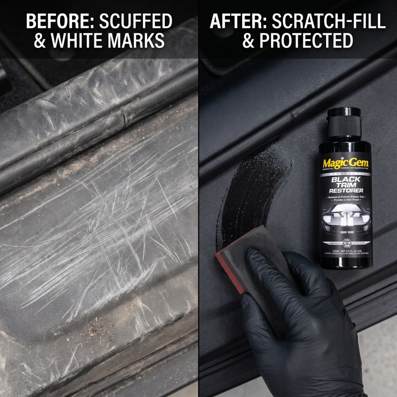 Plastic Restorer For Car Rubbe - Trim Restorer Plastic recension och pris