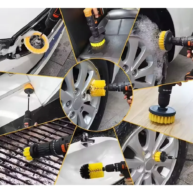 9Pcs Car Wash Kit Cleaning Bru - Dirt Brush Interior recension och pris
